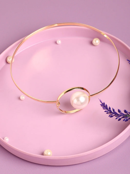 Gold Plated Pearls Casual Necklace