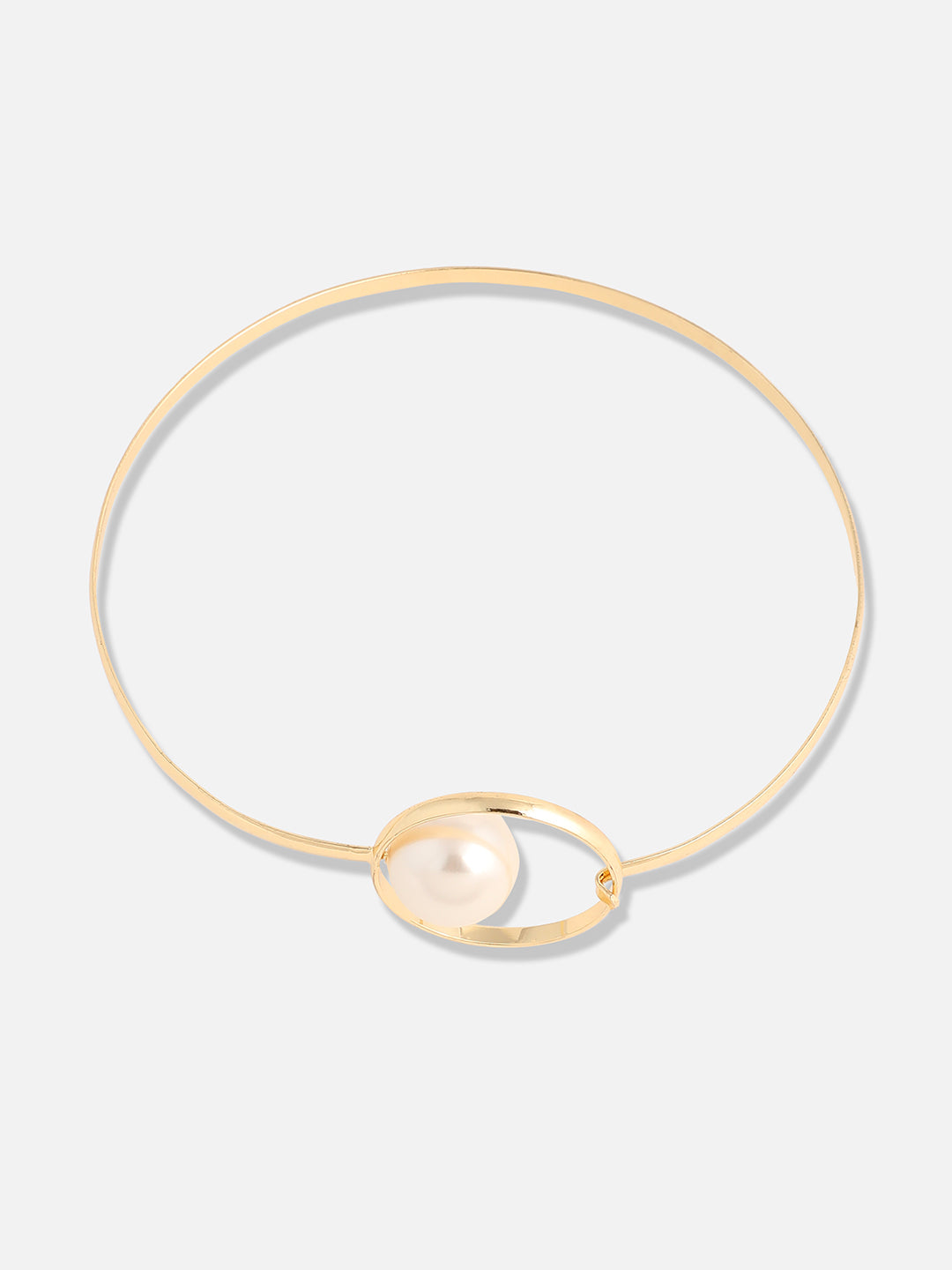 Gold Plated Pearls Casual Necklace