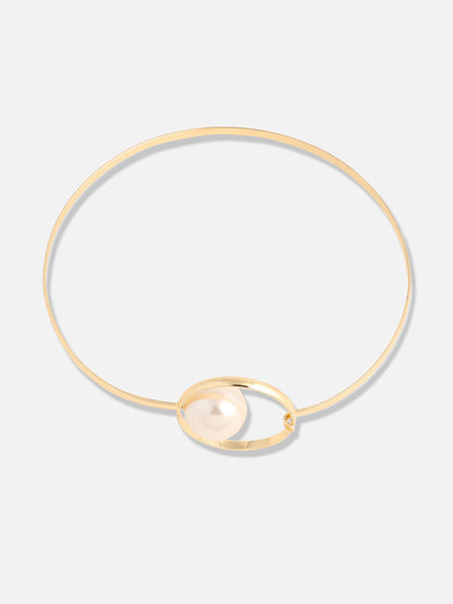 Gold Plated Pearls Casual Necklace