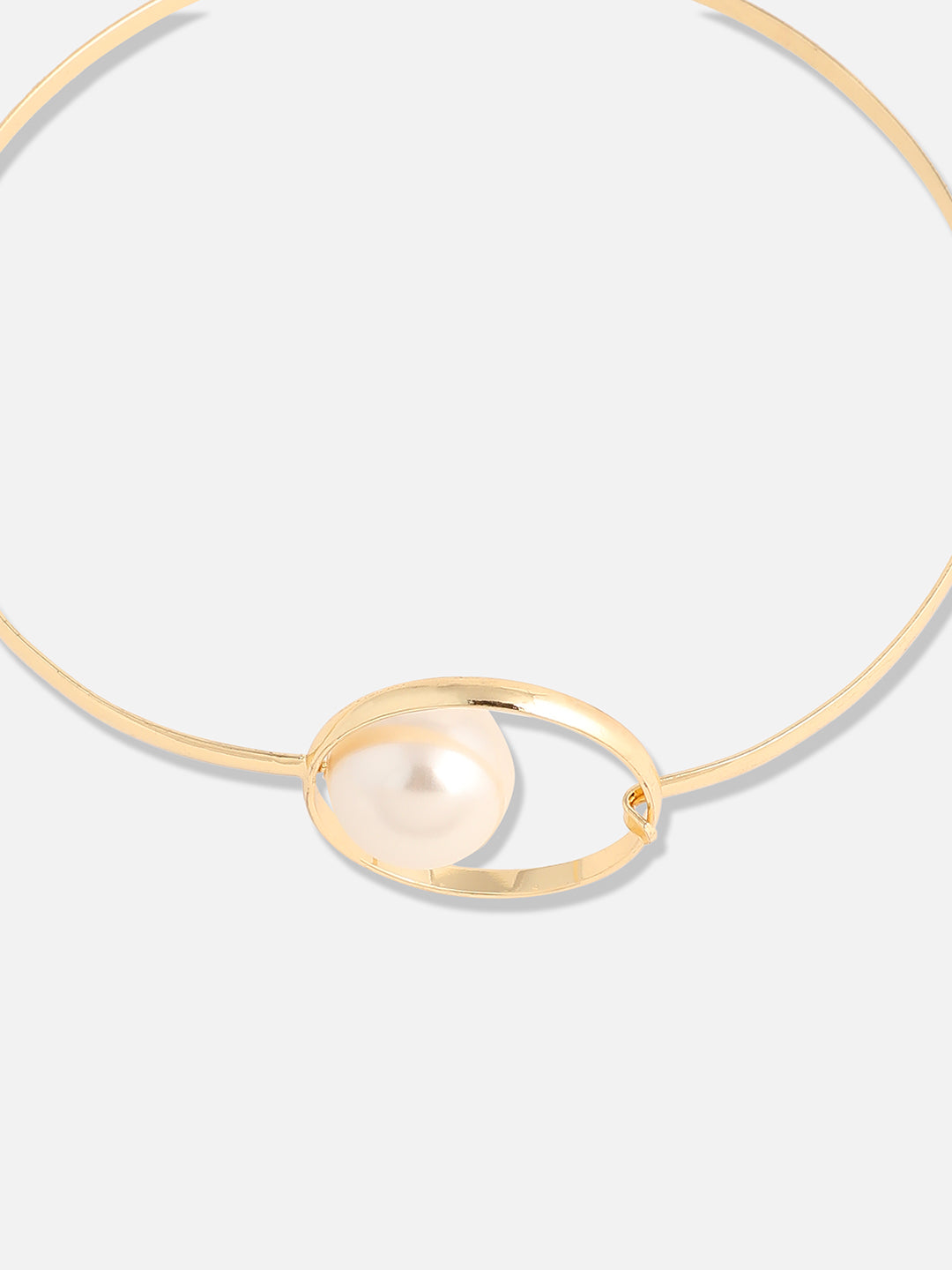 Gold Plated Pearls Casual Necklace