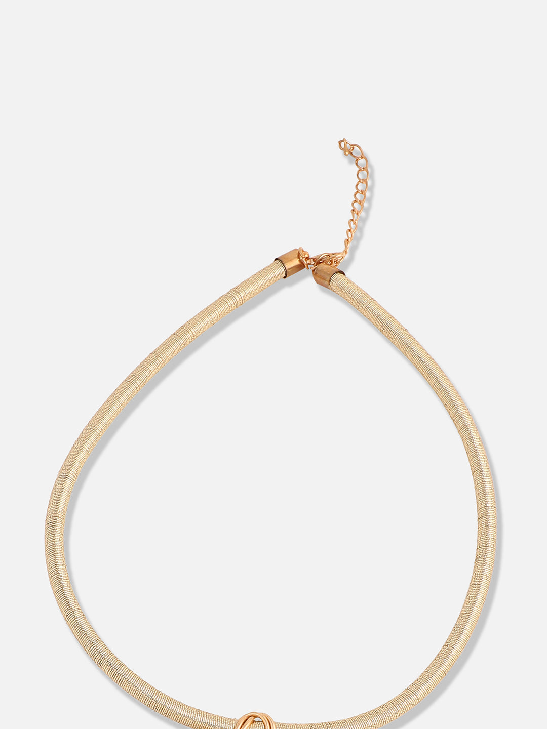 Gold Plated Pearls Party Necklace