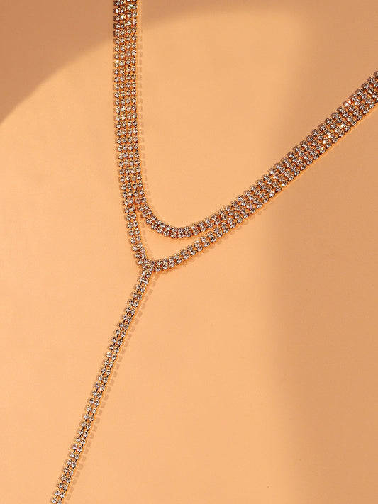 Gold Plated Designer Party Necklace