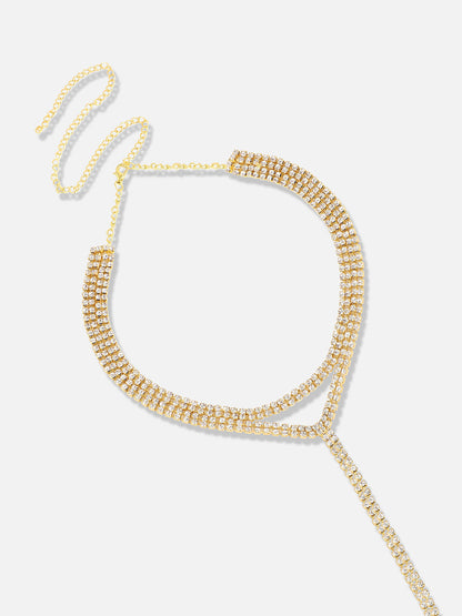 Gold Plated Designer Party Necklace