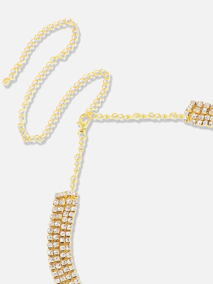 Gold Plated Designer Party Necklace