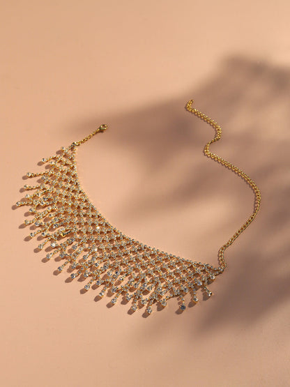 Silver Plated Designer Party Necklace