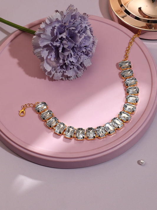 Silver Plated Designer Party Necklace