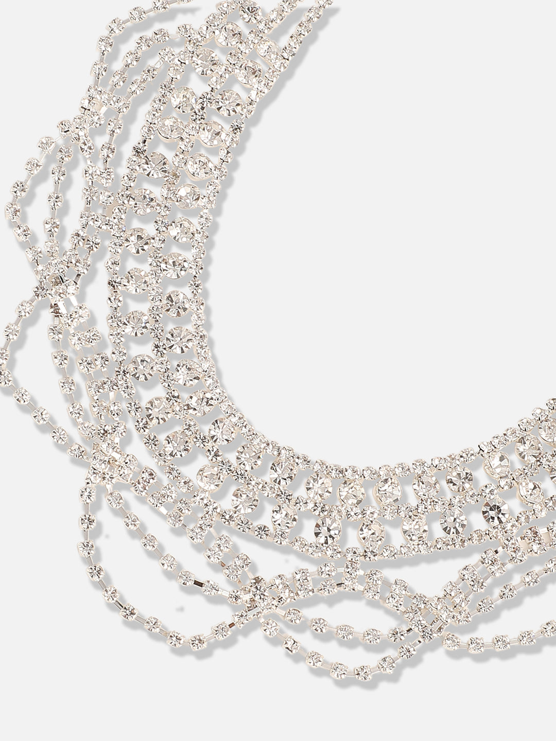 Silver Plated Designer Party Necklace