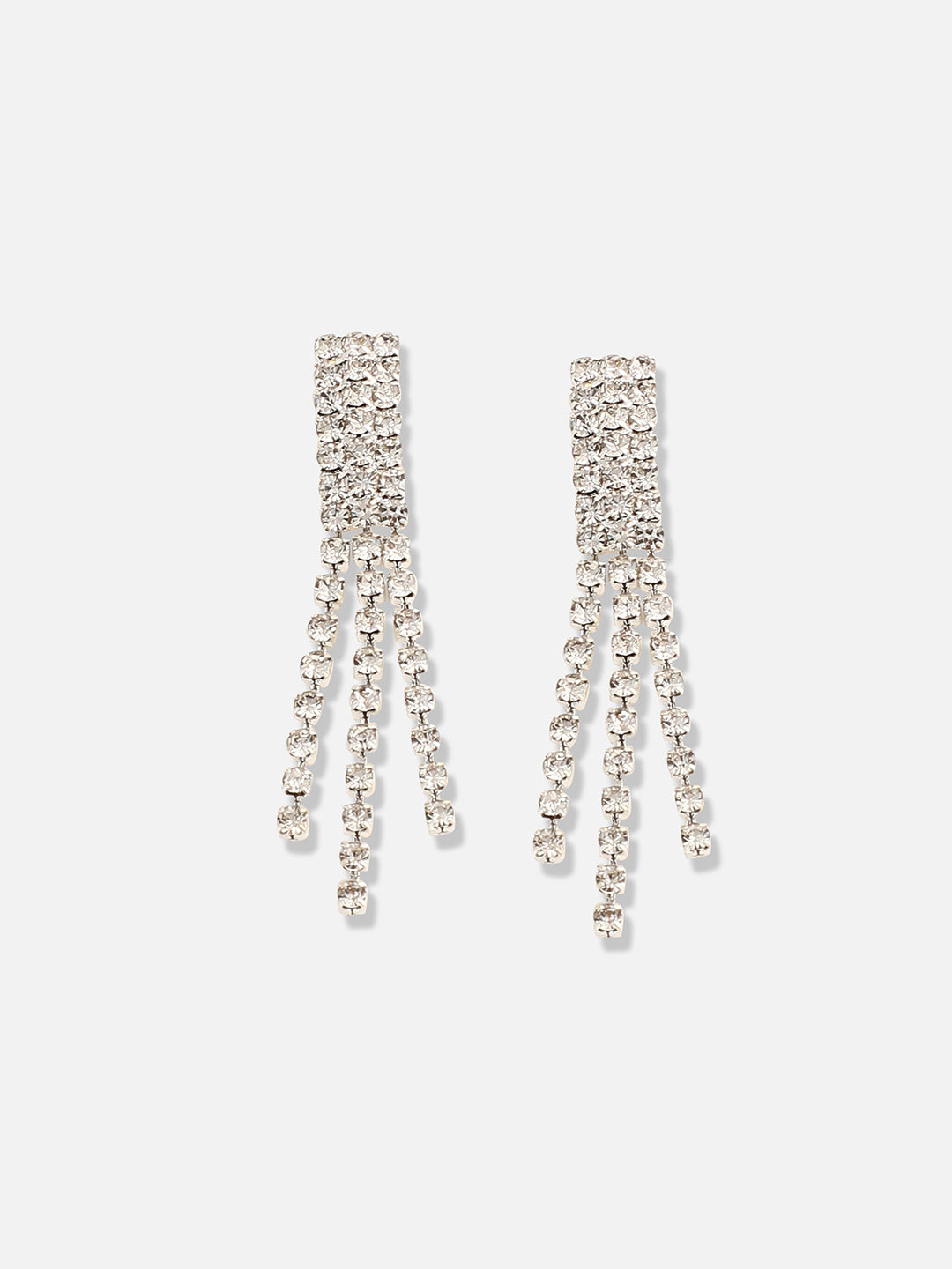 Silver Plated Designer Party Necklace and Earring Set