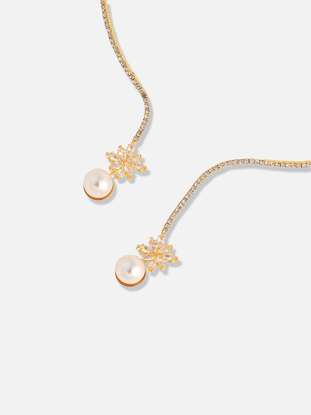 Silver Plated Pearls Casual Necklace