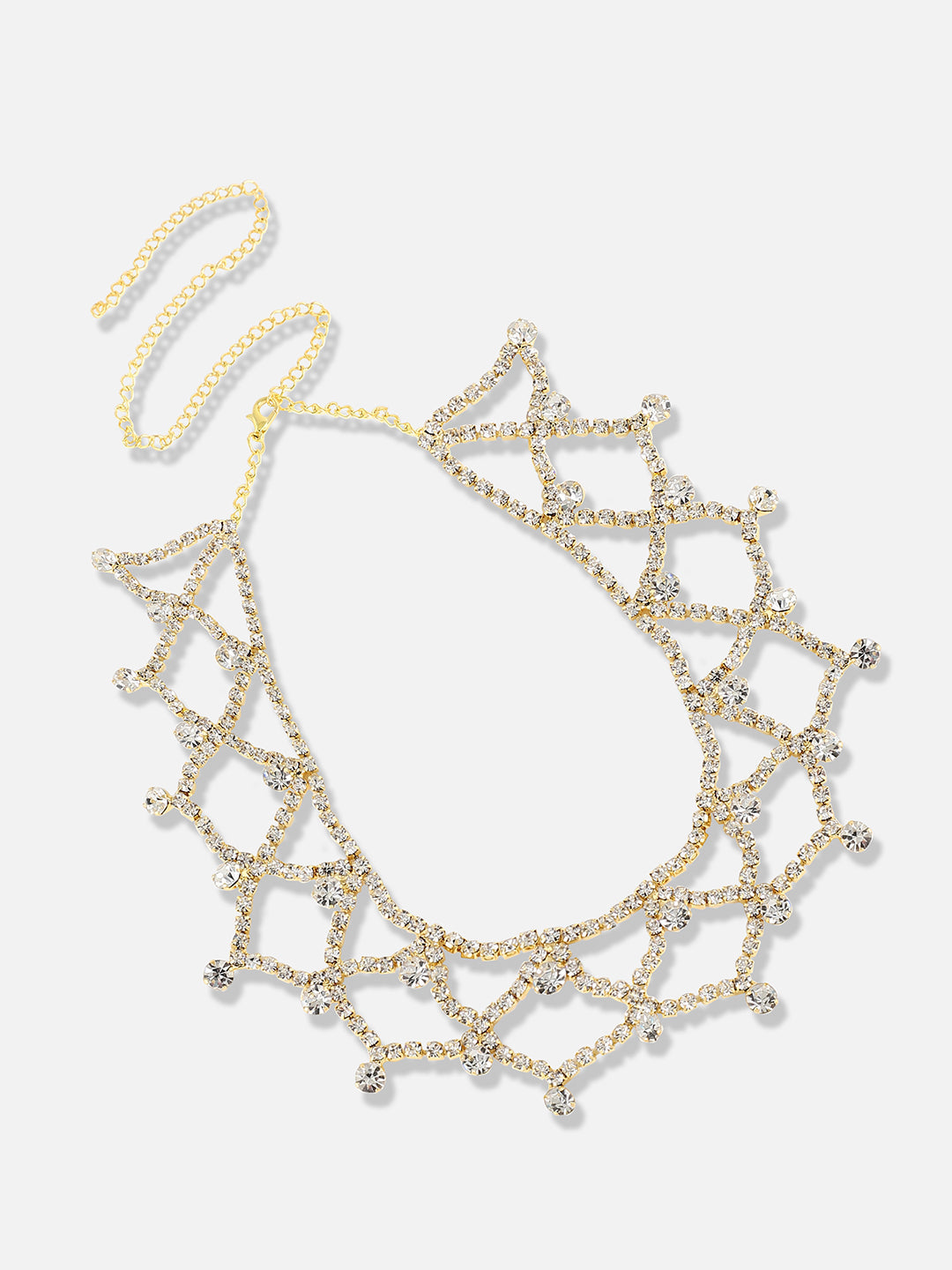Silver Plated Designer Party Necklace