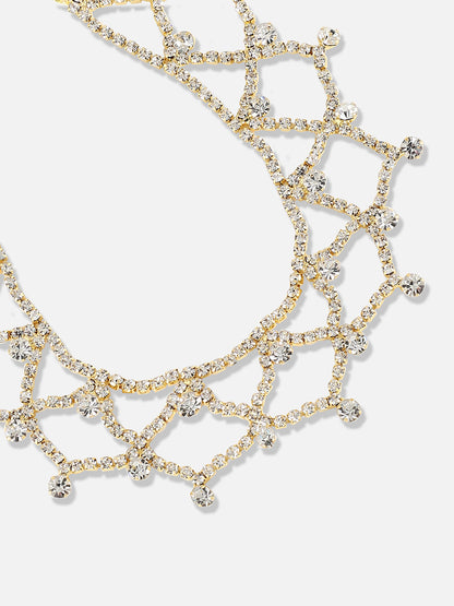 Silver Plated Designer Party Necklace