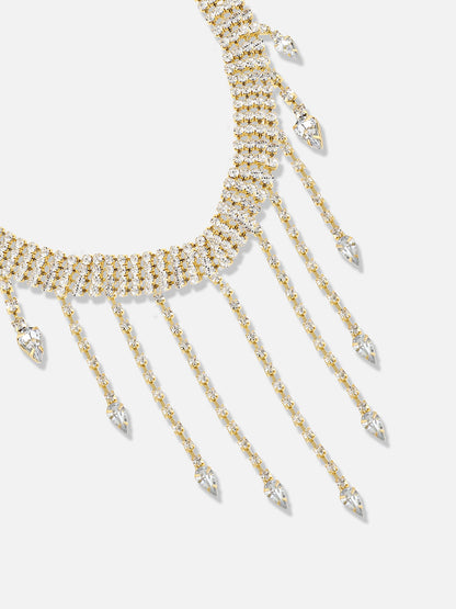 Silver Plated Designer Party Necklace