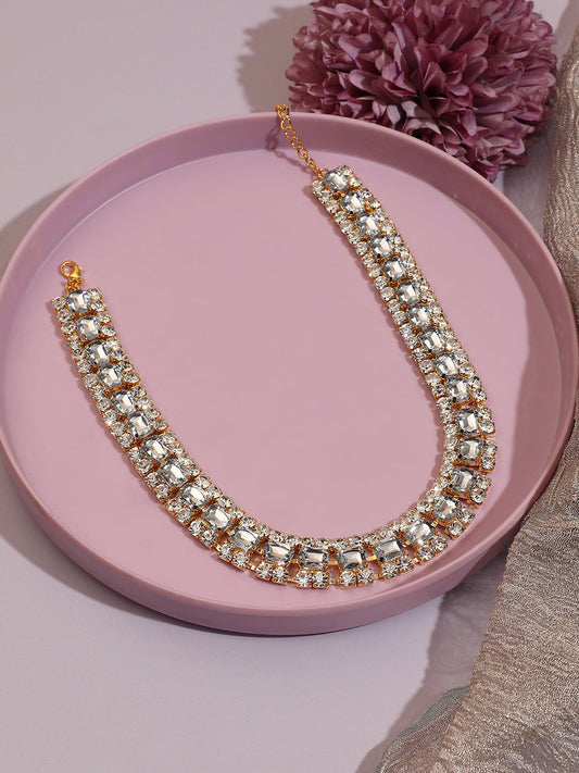 Silver Plated Designer Party Necklace