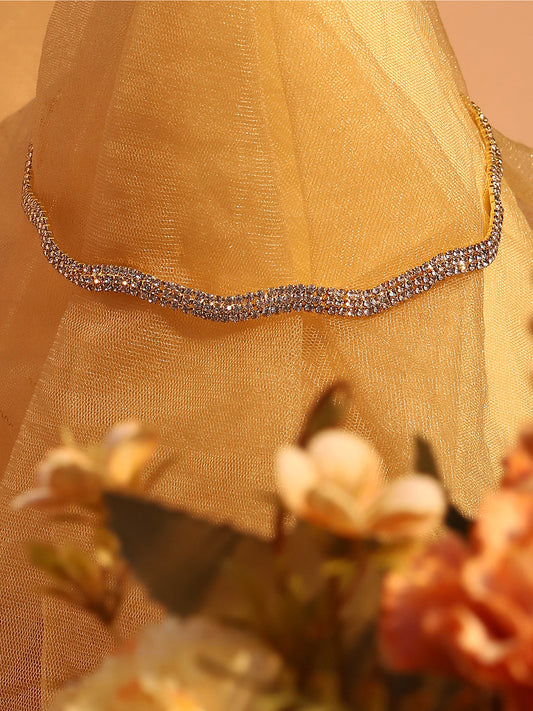 Silver Plated Designer Party Necklace and Earring Set