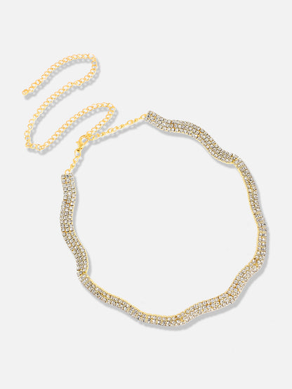 Silver Plated Designer Party Necklace and Earring Set