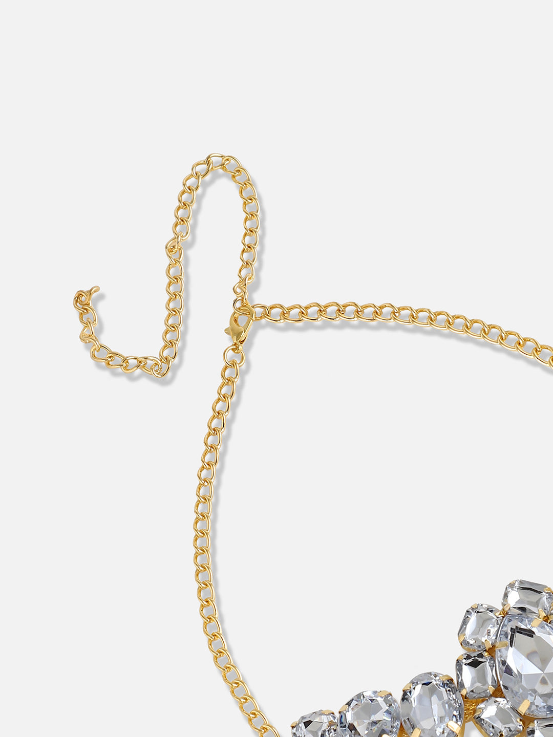 Silver Plated Designer Stone Party Necklace
