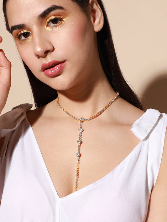 Silver Plated Designer Party Necklace
