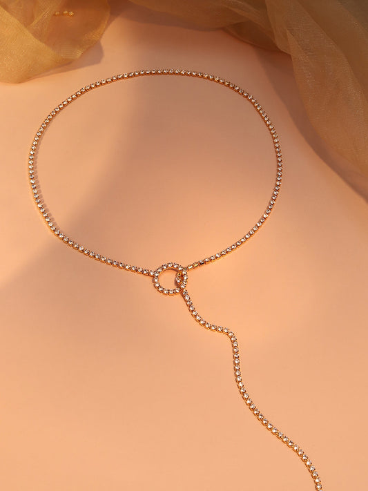 Gold Plated Designer Party Necklace