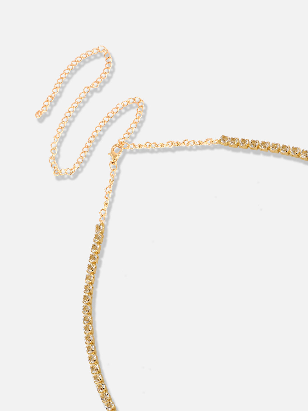 Gold Plated Designer Stone Casual Necklace