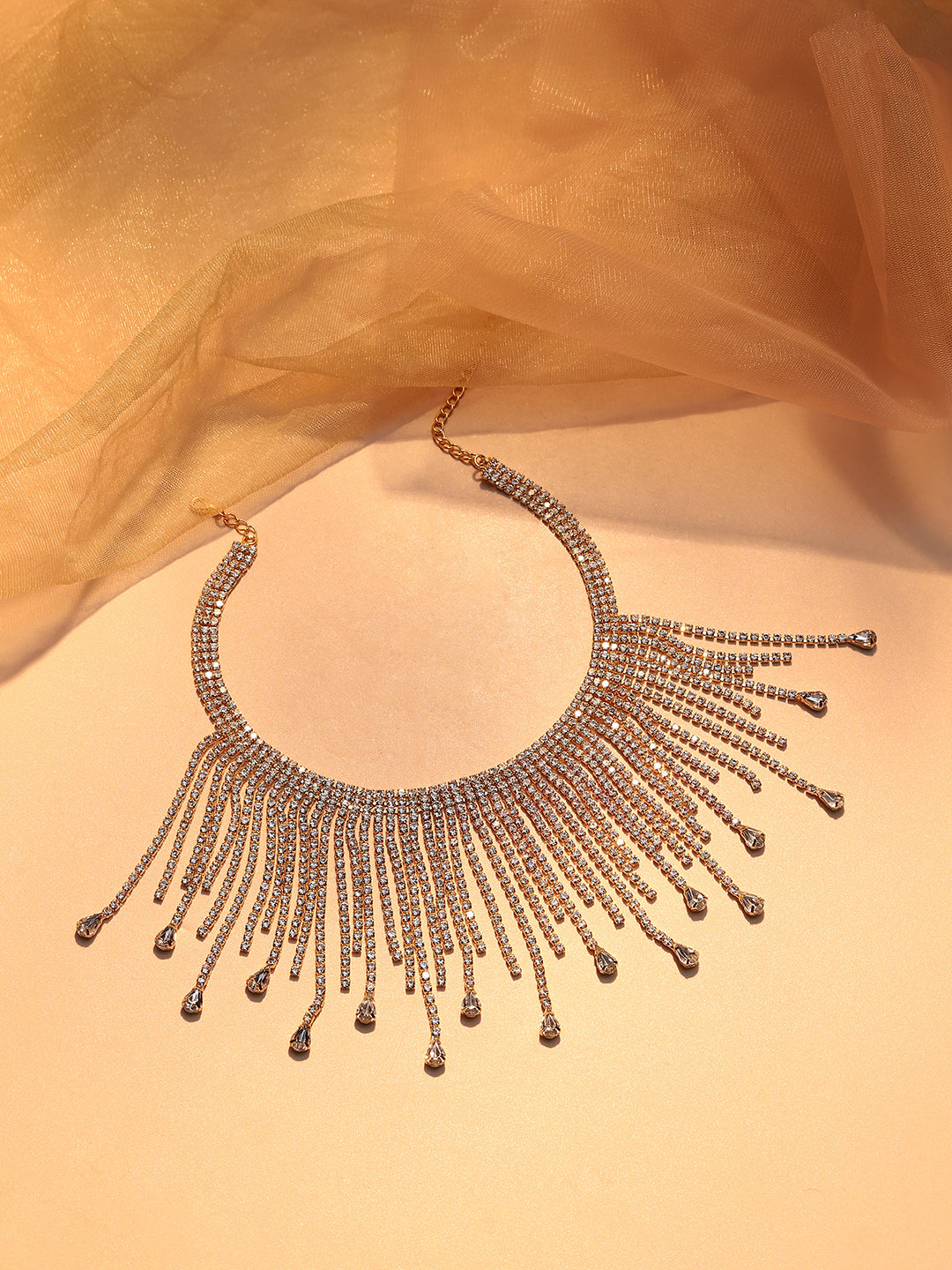 Silver Plated Designer Party Necklace