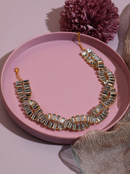 Silver Plated Designer Party Necklace