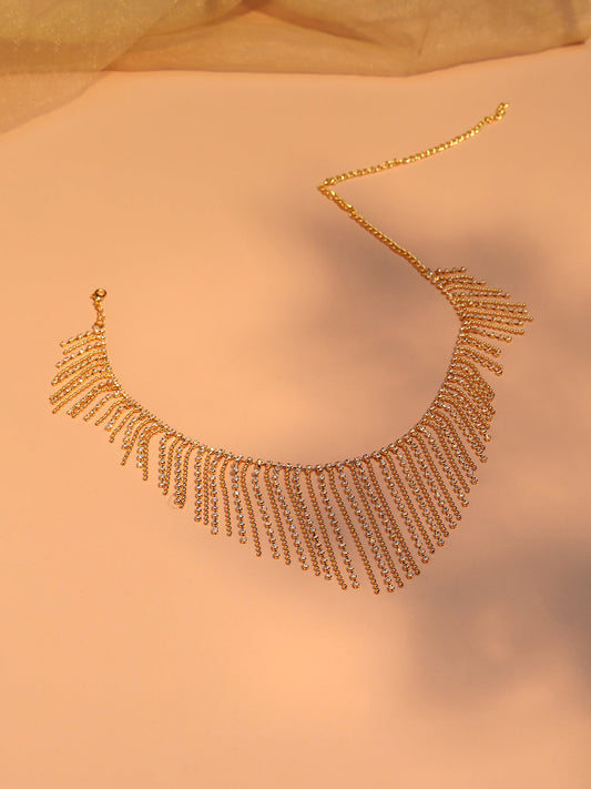 Silver Plated Designer Party Necklace