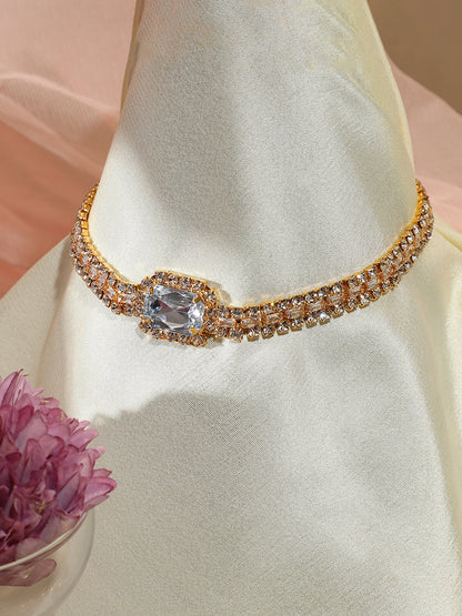Silver Plated Designer Party Necklace
