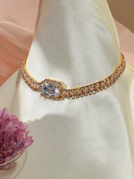 Silver Plated Designer Party Necklace