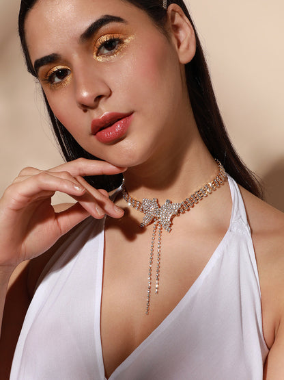 Silver Plated Designer Party Necklace