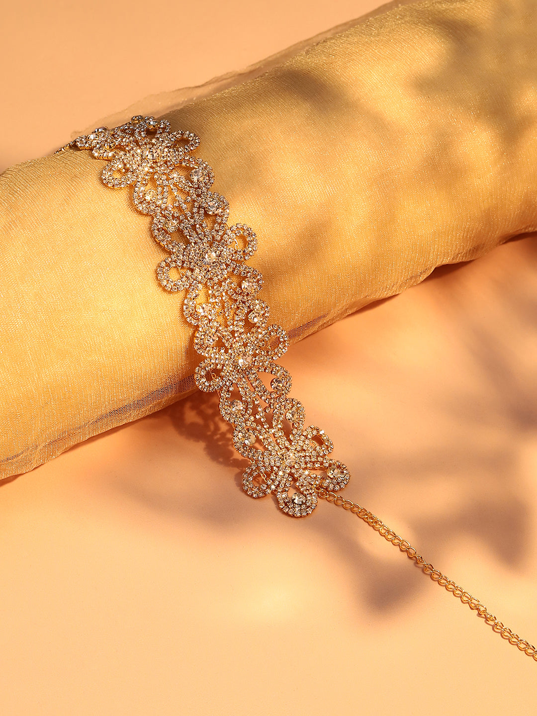 Gold Plated Designer Party Necklace