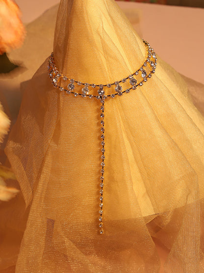 Silver Plated Designer Party Necklace