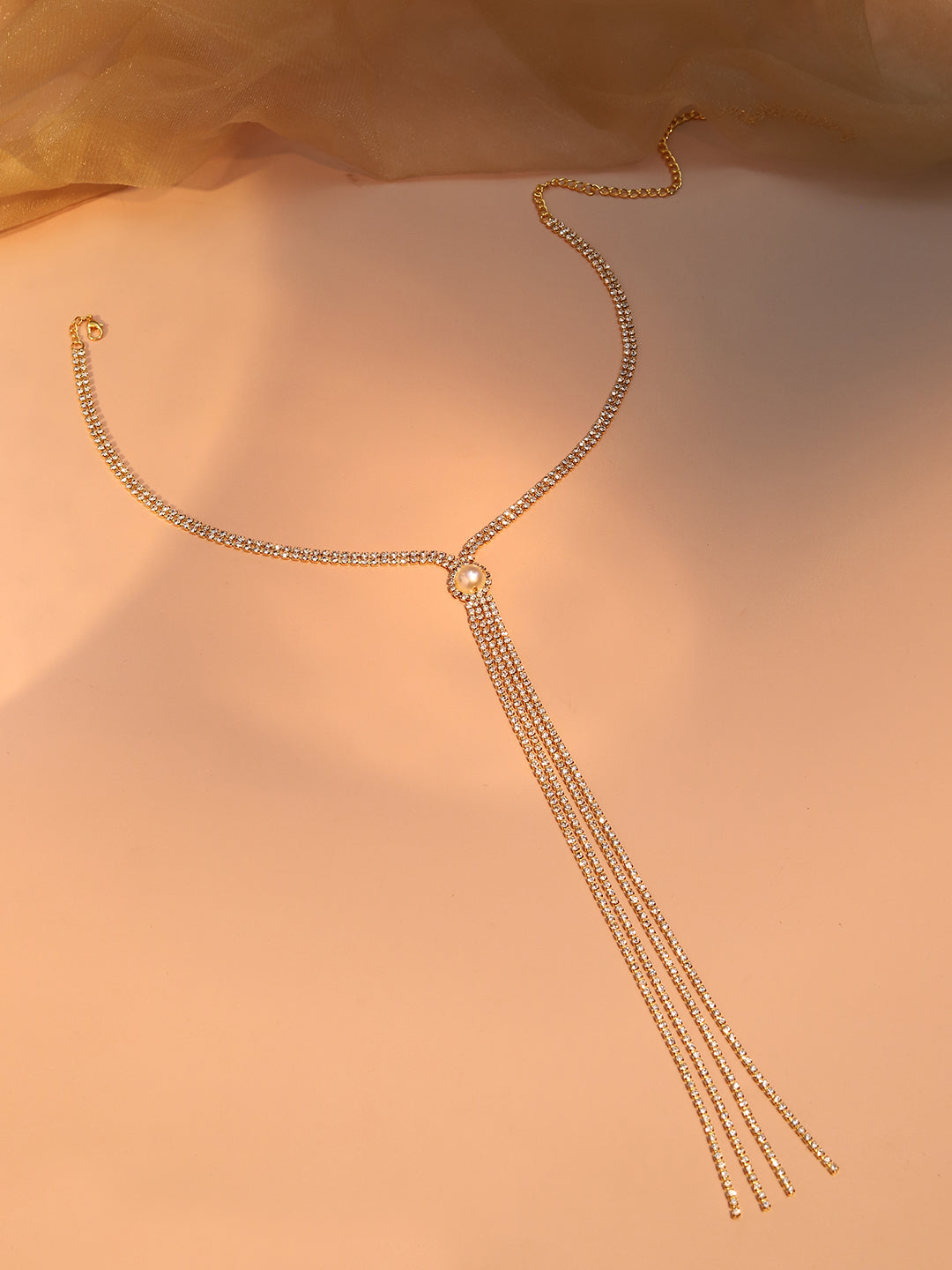 Silver Plated Designer Party Necklace