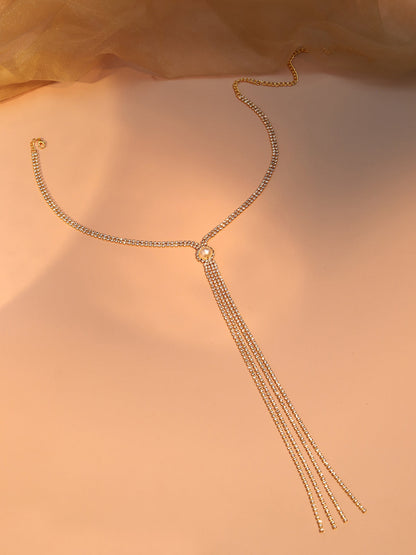Silver Plated Designer Party Necklace