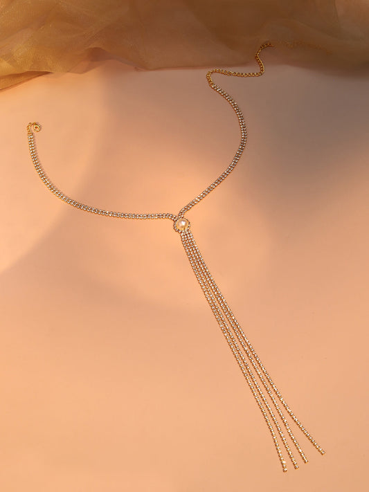 Silver Plated Designer Party Necklace