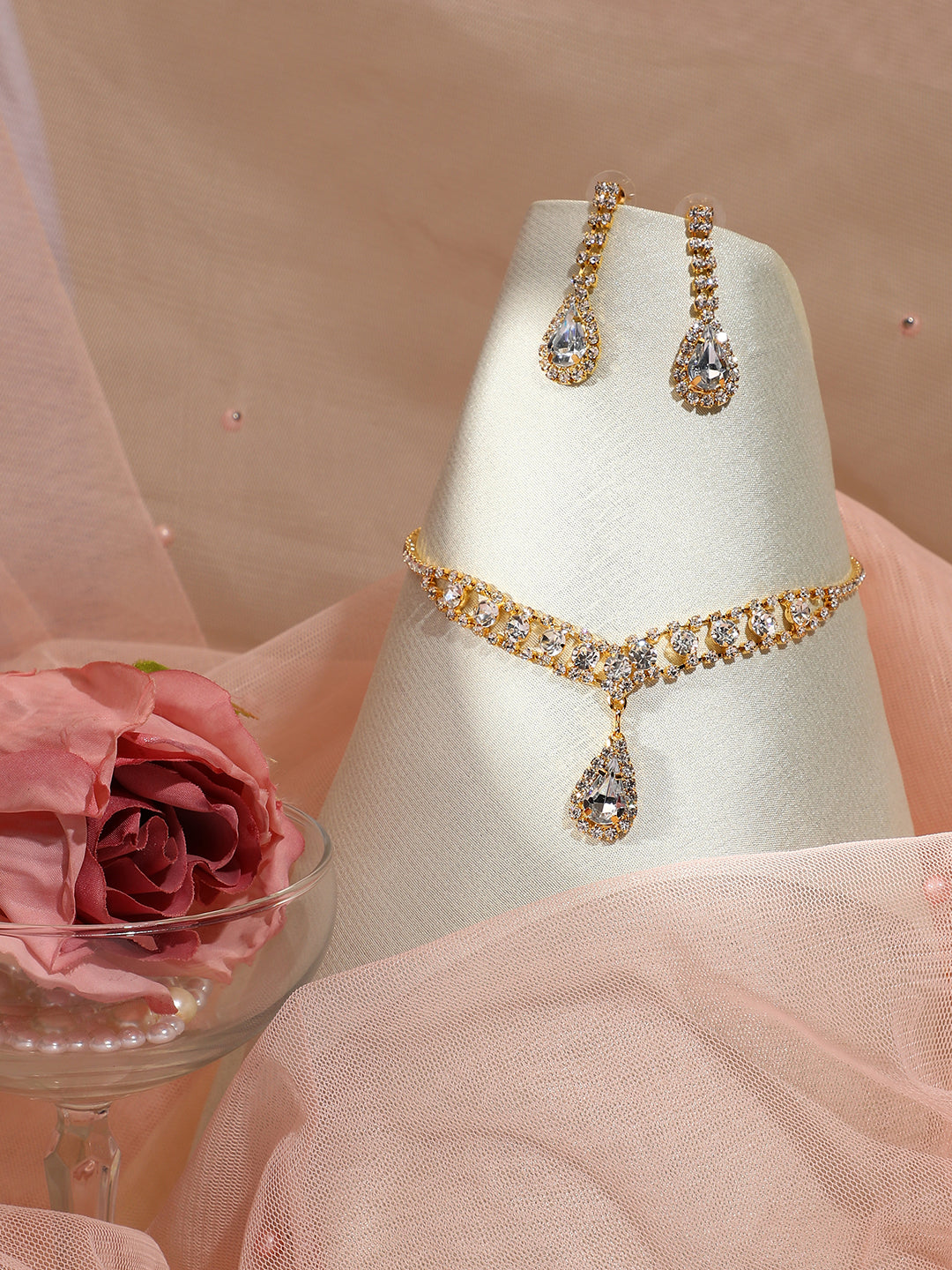 Silver Plated Designer Party Necklace