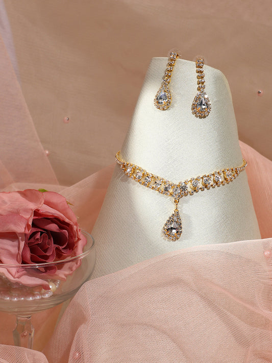 Silver Plated Designer Party Necklace