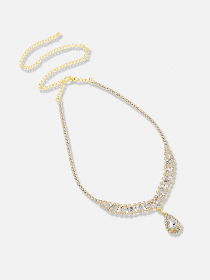 Silver Plated Designer Party Necklace