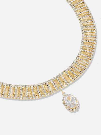 Silver Plated Designer Party Necklace