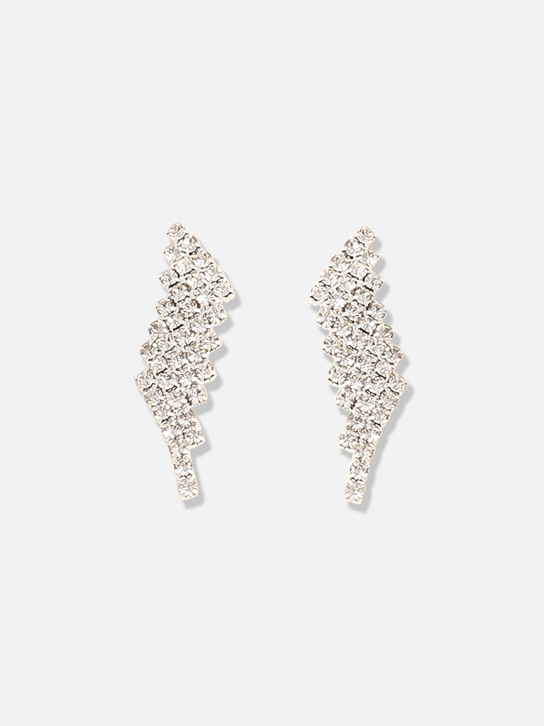 Silver Plated Designer Party Necklace and Earring Set