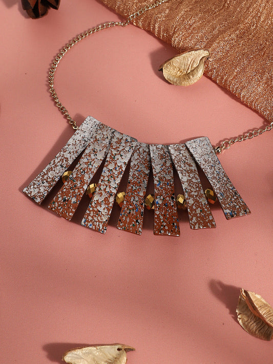 Textured Statement Necklace