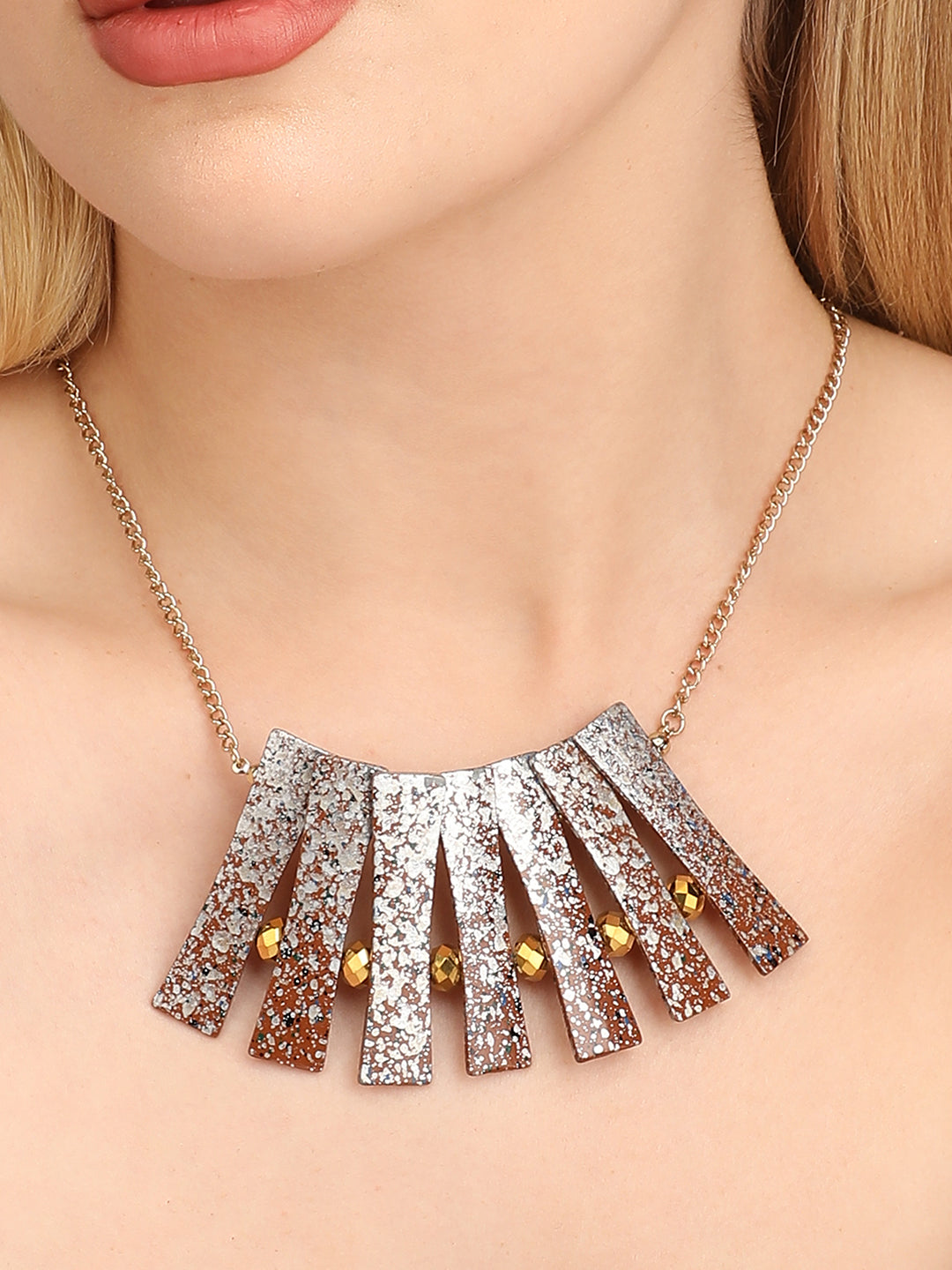 Textured Statement Necklace