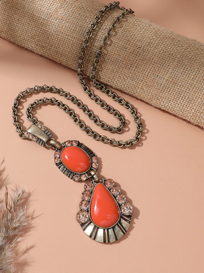 Saffron Statement Necklace