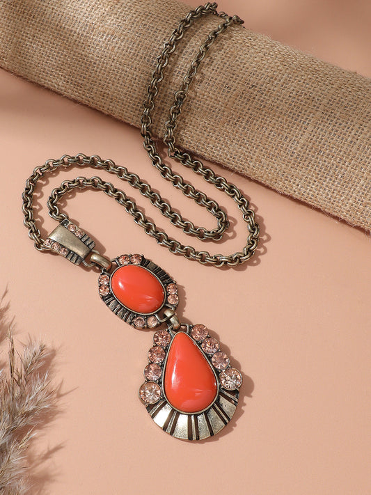 Saffron Statement Necklace