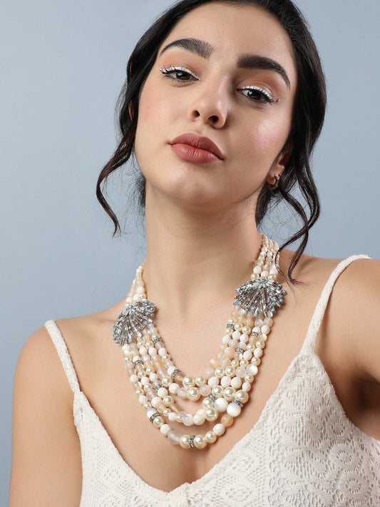 Multi Strand Pearl Necklace