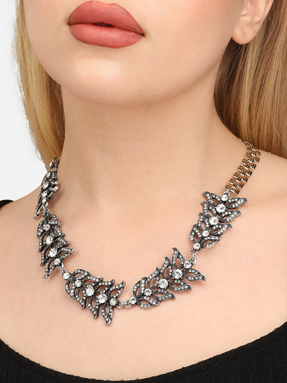 Gemstone Cluster Necklace