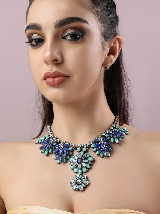 Midnight Cluster Necklace