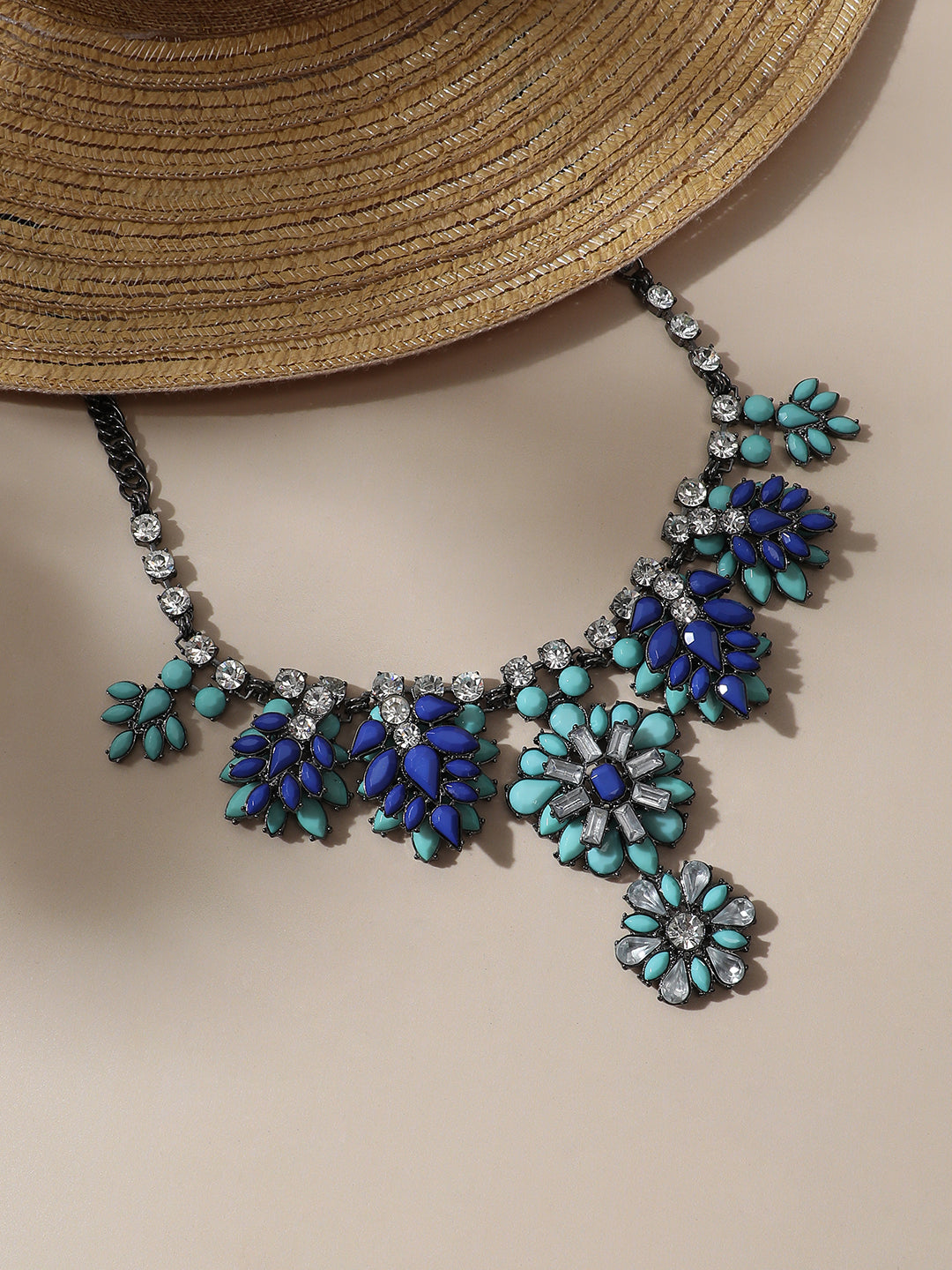 Midnight Cluster Necklace