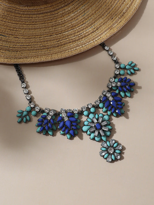 Midnight Cluster Necklace