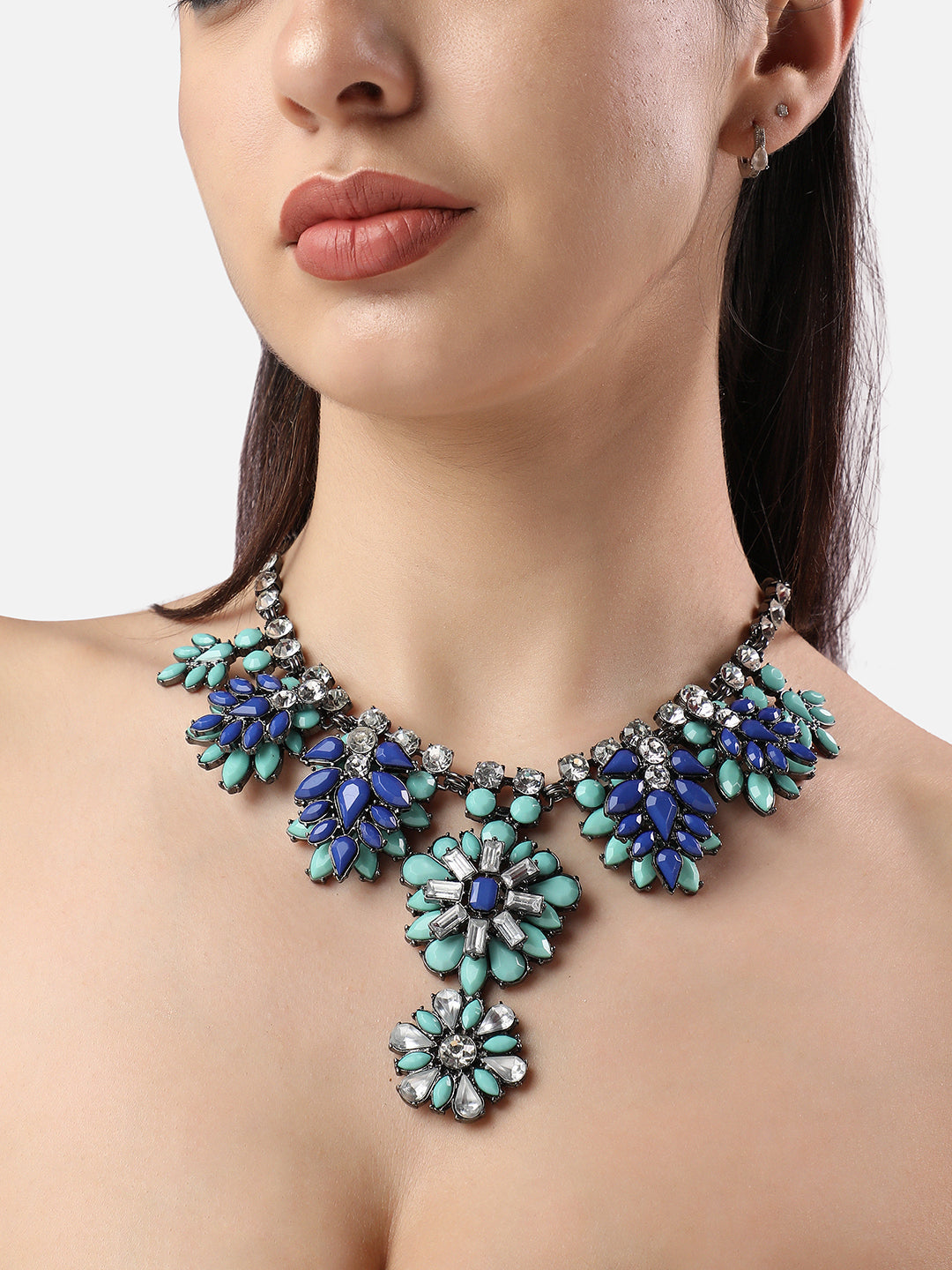 Midnight Cluster Necklace