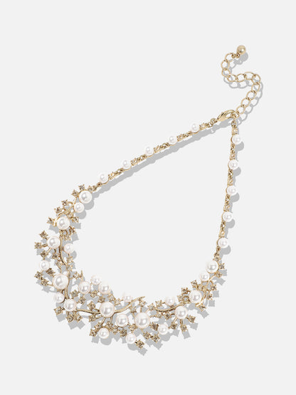 Clustered Pearl Necklace